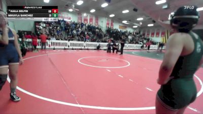 120 lbs Champ. Round 1 - Mikayla Sanchez, Eleanor Roosevelt vs Kaila Delfin, Garces Memorial