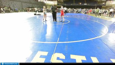 100 lbs Champ. Round 1 - Emma Engel, Thunder Mountain Wrestling Club vs Isabelle Goedl, Steelclaw Wrestling Club