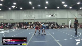 106 lbs Round 3 (8 Team) - Gavin Miller, Oklahoma Blue vs Kole Davidheiser, Pennsylvania