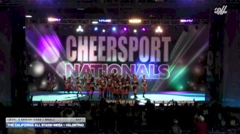 California All Stars - Valentino [2026 L3 Senior Coed - Small Day 1] 2026 CHEERSPORT National All Star Cheerleading Championship