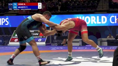 97 kg Qualif. - Benjamin Konrad Honis, Italy vs Tuerxunbieke Muheite, China