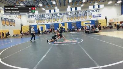 157 lbs Champ. Round 2 - Dylan Williams, Bloomingdale vs Aiden Kavades, University