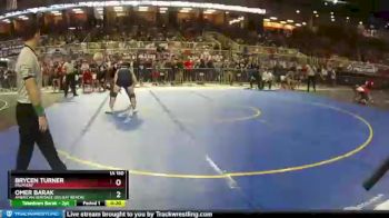 1A 160 lbs Cons. Round 2 - Brycen Turner, Palm Bay vs Omer Barak, American Heritage (Delray Beach)