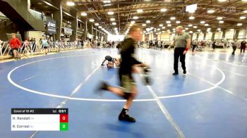 100 lbs Consi Of 16 #2 - Hudson Randall, OH vs Riley Correal, NJ