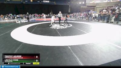 63 lbs Champ. Round 2 - Lincoln Cook, Washington vs Timothy Aguirre, FordDynastyWrestlingClub