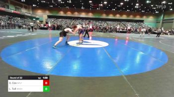 190 lbs Round Of 32 - Gabe Cox, New Plymouth vs Logan Tull, Wasatch