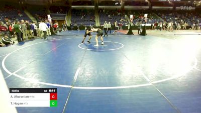 190 lbs Consi Of 32 #2 - Aiden Aharonian, Winchester vs Tyler Hogan, Weymouth