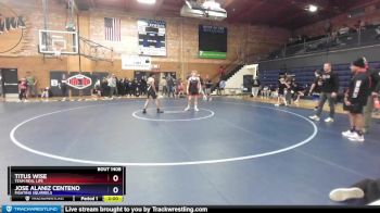 125 lbs Round 1 - Titus Wise, Team Real Life vs Jose Alaniz Centeno, Fighting Squirrels