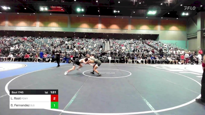 150 lbs Quarterfinal - Laird Root, Poway vs Gavin Fernandez, De La Salle