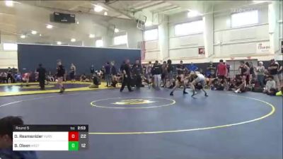 132 lbs Round 5 - Owen Reamsnider, Pursuit vs Brandon Olsen, West Michigan Rogue