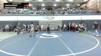 110 lbs Cons. Round 5 - Brayan Rangel, 208 Spartan WC vs Keiston Goodier, Terreton Panthers