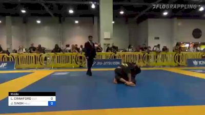 LUCAS CRAWFORD vs JACKPAUL SINGH 2022 American National IBJJF Jiu-Jitsu Championship