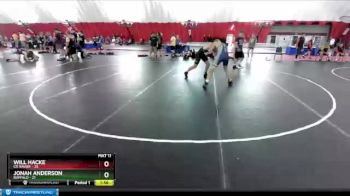 170 lbs Round 2 (4 Team) - Jonah Anderson, Buffalo vs Will Hacke, CR Xavier