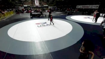 49 lbs Cons. Round 3 - Liyana Khan vs Jeffrey Muniz, Red Star Wrestling Academy