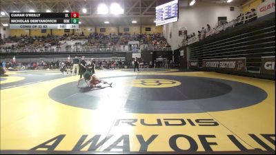 132 lbs Consi Of 32 #2 - Ciaran O'Reilly, St. Paul's School vs Nicholas Demyanovich, Benedictine College Prep