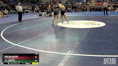 170 lbs Placement Matches - Ivy Griffin, W3-Bismarck Legacy vs Ava Gulleson, E1-Central Cass