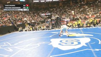 1st Place Match - Gage Grandel, Ralston vs Brayden Kreikemeier, Bennington