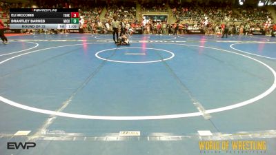 67 lbs Round Of 32 - Eli McComb, Team Of Hard Knox vs Brantley Barnes, Michigan Premier Wrestling Club