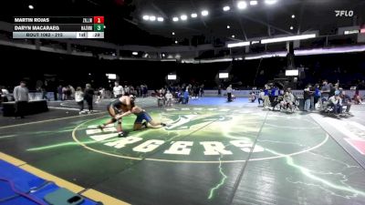 215 lbs Cons. Round 3 - Martin Rojas, Zillah vs Daryn Macaraeg, Hazen