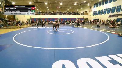 126 lbs Cons. Round 4 - Ricky Haralson, Kellogg vs Ben Armas, Kootenai