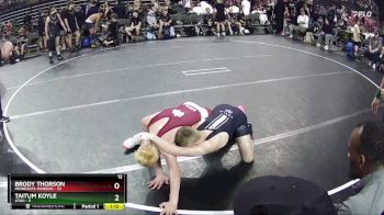 130 lbs Quarterfinals (8 Team) - Brody Thorson, Minnesota Maroon vs Taitum Koyle, Utah