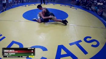 128 lbs Cons. Round 4 - Diego Brito, Granite Wrestling Club vs Troy Torres, Church Boyz