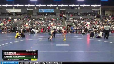 95 lbs Cons. Round 2 - Finn Stalick, Sheridan Wrestling Club vs Charles (Sam) Berrier, Beaver Creek Wrestling