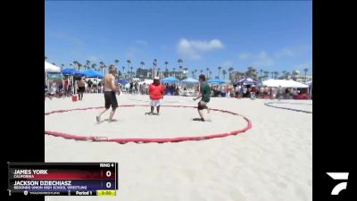 80 kg Quarterfinal - Jackson Dziechiasz, Redondo Union High School Wrestling vs James York, California