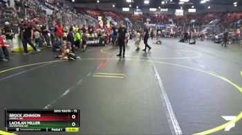 72 lbs Quarterfinal - Brock Johnson, Lowell WC vs Lachlan Miller, Waterford WC