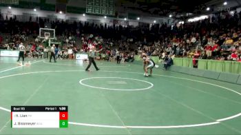 106 lbs Quarterfinal - Hurai Lian, Perry Meridian vs John Bissmeyer, Indianapolis Cathedral