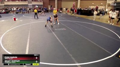 107 Championship Bracket Cons. Round 6 - Evan Marvin, Apple Valley vs Brady Huntley, Cambridge-Isanti