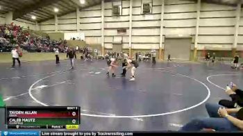 138 lbs Champ. Round 1 - Tayden Allan, Emery vs Caleb Mautz, Clearfield