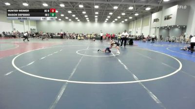 56 lbs Rr Rnd 1 - Hunter Weimer, M3 Wrestling Academy - EL vs Mason DeFebbo, 4M Strength - EL