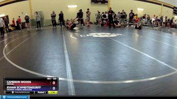 120 lbs Cons. Round 3 - Cameron Woods, Indiana vs Ryann Schmidtendorff, Midwest Xtreme Wrestling