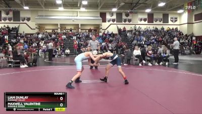 106 lbs Round 1 - Liam Dunlay, Pleasant Valley vs Maxwell Valentine, Dubuque Senior