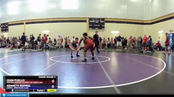 182 lbs Champ. Round 2 - Juan Puello, Central Indiana Academy Of Wrestling vs Kenneth Bisping, Lowell Wrestling Club