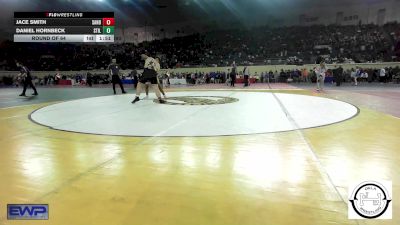 Round Of 64 - Jace Smith, Sand Springs Jr High vs Daniel Hornbeck, Stillwater Wrestling