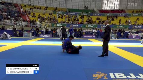 JOELSON JUSTINO BORGES DA SILVA vs LUCAS CHICUTA GOMES DA SILVA 2023 Brasileiro Jiu-Jitsu IBJJF