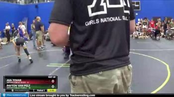 75 lbs Round 4 (6 Team) - Ava Tovar, Untouchables White vs Payton Van Pelt, Untouchables Purple