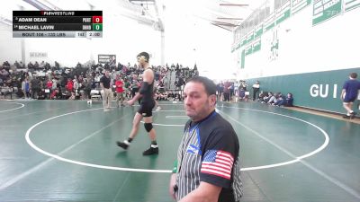 132 lbs Round Of 16 - Adam Dean, Portland/Cromwell vs Michael Lavin, Daniel Hand