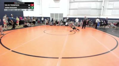 80 lbs Quarterfinal - Kal M. Thompson, MO vs Aiden Rosario, WV