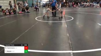 49 lbs Quarterfinal - Mason Hammons, Fremont Wrestling Club vs Trecin Meyen, Perkins County Youth Wrestling