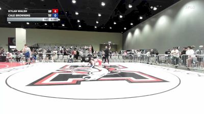 120 lbs Cons. Quarters - Kylan Walsh, Immortal Athletics WC vs Cale Browning, Tough N Technical