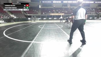 174 lbs Consolation - Ronald Black, Liberty vs Matthew Riehle, Hillsdale