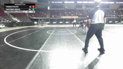 174 lbs Consolation - Ronald Black, Liberty vs Matthew Riehle, Hillsdale