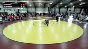 132 lbs Round 1 (8 Team) - Tyler Carlos, Salem Hills vs Styles Davis, Hurricane