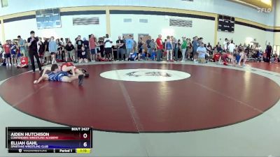 144 lbs Cons. Round 2 - Aiden Hutchison, Contenders Wrestling Academy vs Elijah Gahl, Spartans Wrestling Club