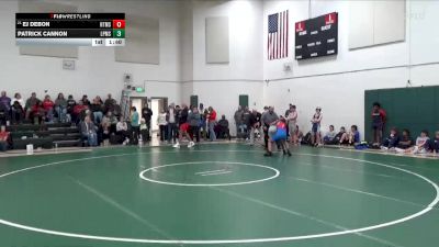 140 lbs Champ. Round 1 - Ej Debon, Hewitt-Trussville Middle School vs Patrick Cannon, Liberty Park