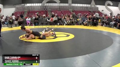 129 lbs Round 3 (8 Team) - Tommy Gorski, West Shore Wrestling Club vs Gage Turnblom, Olympia/Demolition