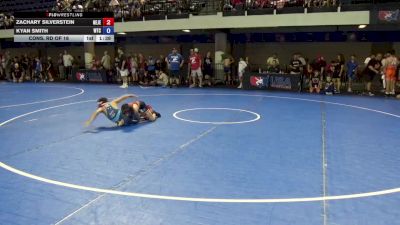80 lbs Cons. Rd Of 16 - Zachary Silverstein, New Jersey vs Kyan Smith, Wichita Training Center